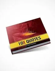 Book cover for "10X Quotes" by Grant Cardone