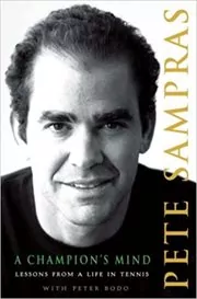 Book cover for "A Champion's Mind" by Pete Sampras