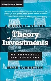 Book cover for "A History of the Theory of Investments" by Mark Rubinstein