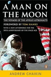 Book cover for "A Man on the Moon" by Andrew Chaikin