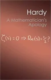 Book cover for "A Mathematician's Apology" by G. H. Hardy