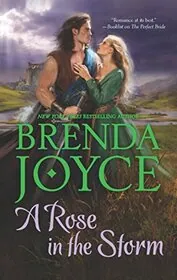Book cover for "A Rose In The Storm" by Brenda Joyce
