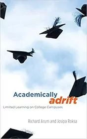Book cover for "Academically Adrift" by Richard Arum