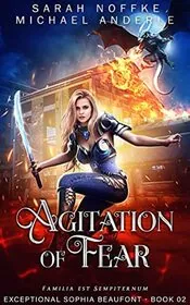 Book cover for "Agitation Of Fear / The Uncommon Rider" by Sarah Noffke