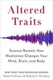 Book cover for "Altered Traits" by Daniel Goleman