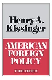 Book cover for "American Foreign Policy" by Henry A. Kissinger