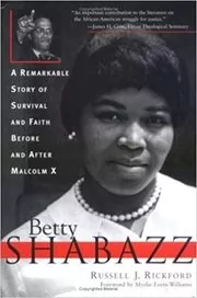 Book cover for "Betty Shabazz" by Russell J. Rickford