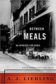 Book cover for "Between Meals" by A. Liebling