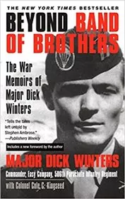 Book cover for "Beyond Band of Brothers" by Dick Winters