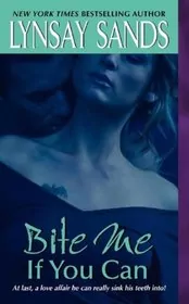 Book cover for "Bite Me If You Can" by Lynsay Sands