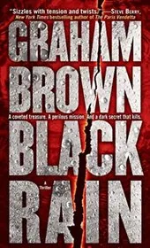 Book cover for "Black Rain / The Mayan Conspiracy" by Graham Brown