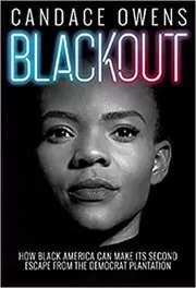Book cover for "Blackout" by Candace Owens