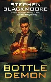 Book cover for "Bottle Demon" by Stephen Blackmoore