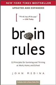 Book cover for "Brain Rules" by John Medina