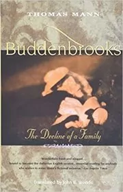 Book cover for "Buddenbrooks" by Thomas Mann