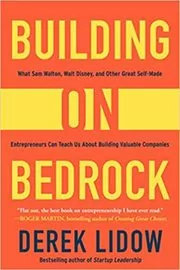 Book cover for "Building on Bedrock" by Derek Lidow