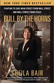 Book cover for "Bull by the Horns" by Sheila Bair