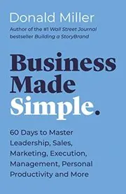 Book cover for "Business Made Simple" by Donald Miller