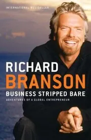 Book cover for "Business Stripped Bare" by Richard Branson