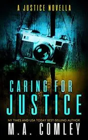 Book cover for "Caring for Justice" by MA Comley