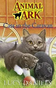 Book cover for "Cats in the Caravan / Cats at the Campground" by Lucy Daniels