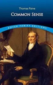 Book cover for "Common Sense" by Thomas Paine
