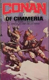 Book cover for "Conan of Cimmeria" by Robert E Howard