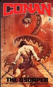 Book cover for "Conan the Usurper" by Robert E Howard