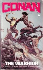 Book cover for "Conan the Warrior" by Robert E Howard