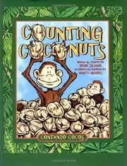 Book cover for "Counting Coconuts/Contando Cocos" by Wendi Silvano