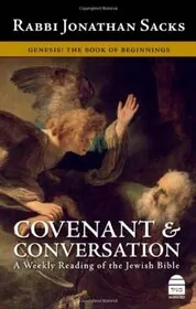 Book cover for "Covenant & Conversation" by Jonathan Sacks