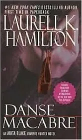 Book cover for "Danse Macabre" by Laurell K. Hamilton