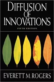 Book cover for "Diffusion of Innovations" by Everett M. Rogers