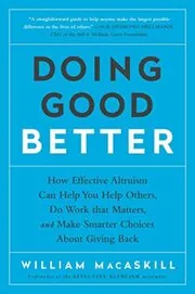 Book cover for "Doing Good Better"