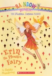 Book cover for "Erin the Phoenix Fairy" by Daisy Meadows