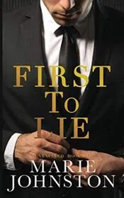 Book cover for "First to Lie / Unmistaken Identity" by Marie Johnston