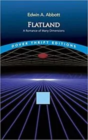 Book cover for "Flatland" by Edwin A. Abbott