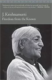 Book cover for "Freedom from the Known" by Jiddu Krishnamurti