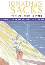 Book cover for "From Optimism to Hope" by Jonathan Sacks