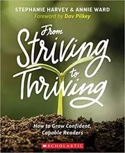 Book cover for "From Striving to Thriving" by Stephanie Harvey