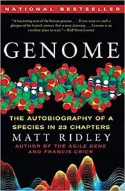 Book cover for "Genome" by Matt Ridley
