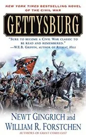 Book cover for "Gettysburg" by William Forstchen