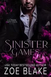 Book cover for "Gilded Cage / Sinister Games" by Zoe Blake