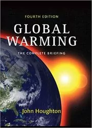 Book cover for "Global Warming" by John Theodore Houghton