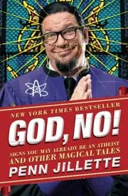 Book cover for "God, No!" by Penn Jillette