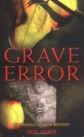 Book cover for "Grave Error / Murder in Rome" by Roy Lewis