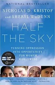 Book cover for "Half the Sky" by Nicholas D. Kristof