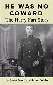 Book cover for "He Was No Coward" by Janet Booth