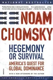 Book cover for "Hegemony or Survival"