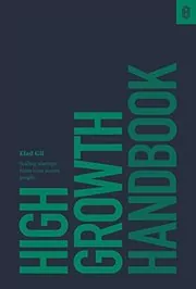 Book cover for "High Growth Handbook" by Elad Gil